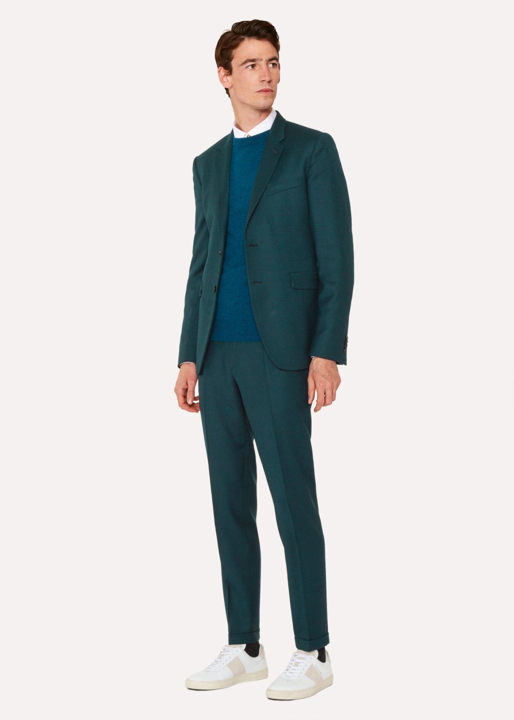 Paul Smith Men's Slim-Fit Forest Green Wool And Cashmere-Blend Suit