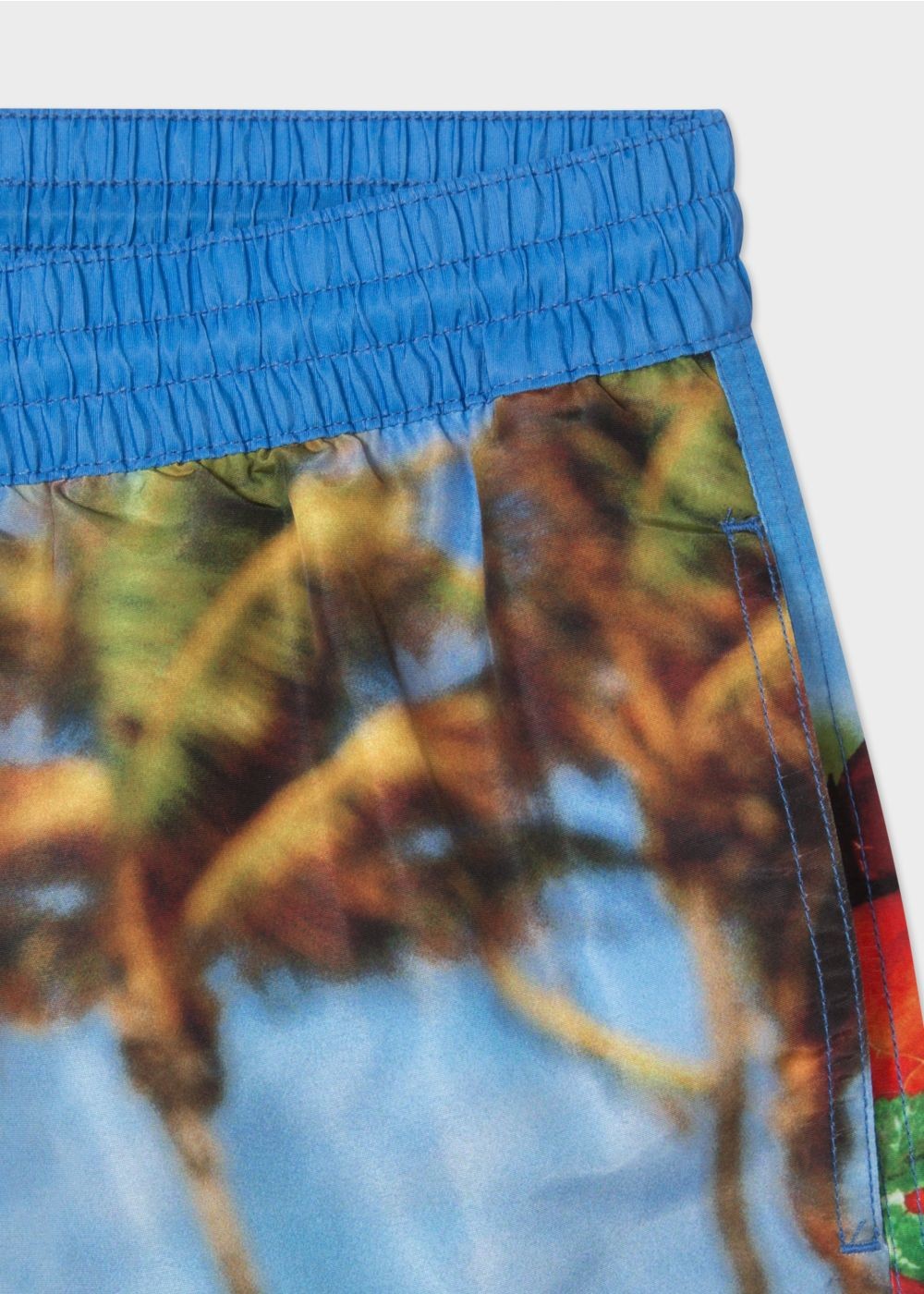 Paul Smith Men's Blue Martin Parr 'beach' Print Swim Shorts