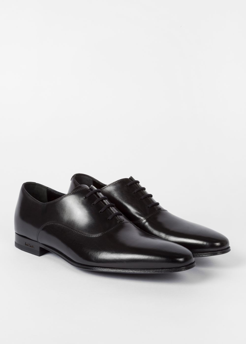Paul Smith Men's Black Leather 'fleming' Oxford Shoes