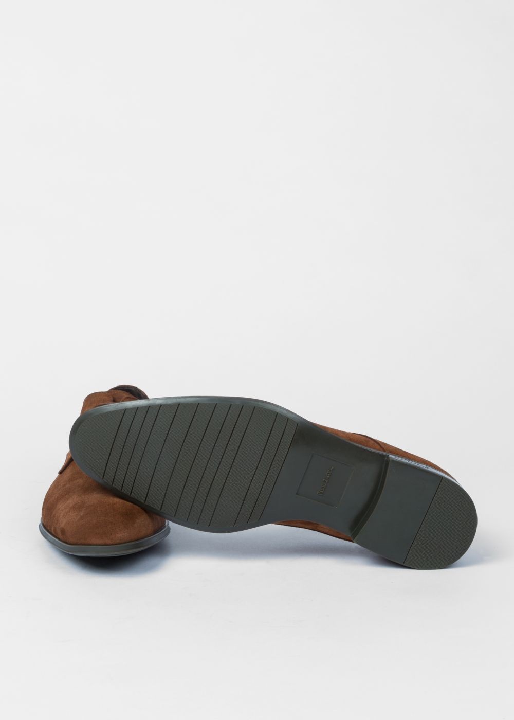Paul Smith Men's Tan Suede 'coney' Derby Shoes