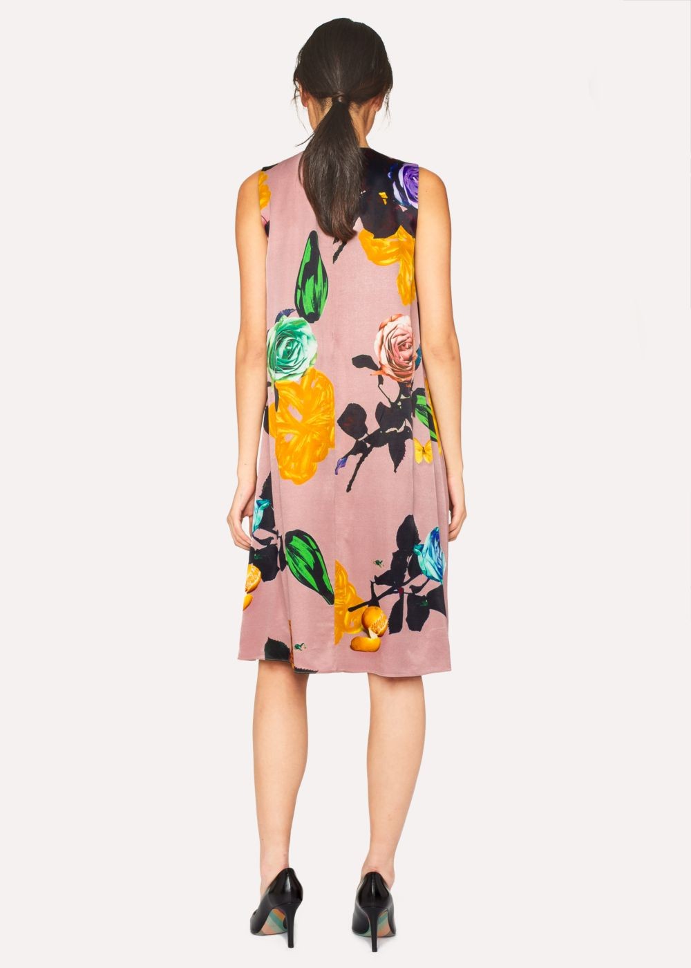 Paul Smith Women's Pink 'rose' Print Dress