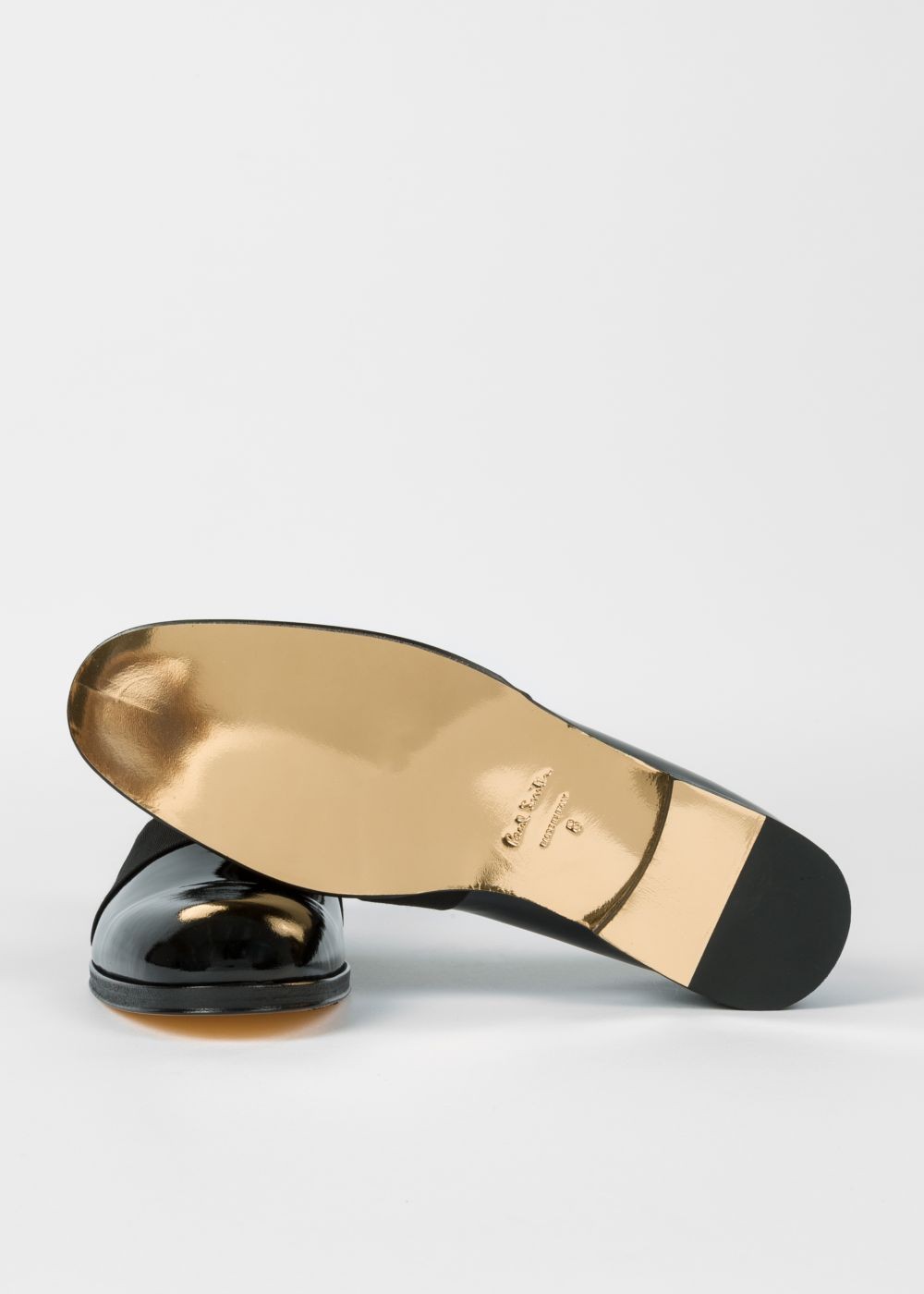 Paul Smith Mens's Black Patent Leather 'rudyard' Loafers Sneakers