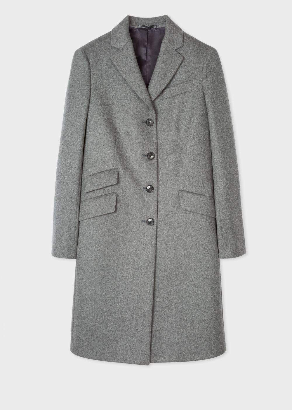 Paul Smith Women's Grey Wool And Cashmere-Blend Epsom Coat