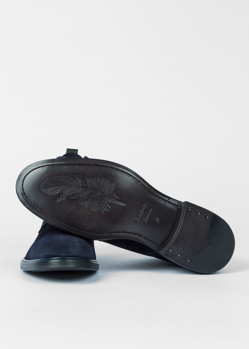 Paul Smith Men'S Navy Suede 'JarMen' Boots