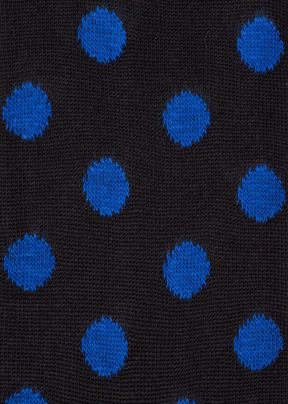 Paul Smith Men's Black And Blue Polka Dot Socks