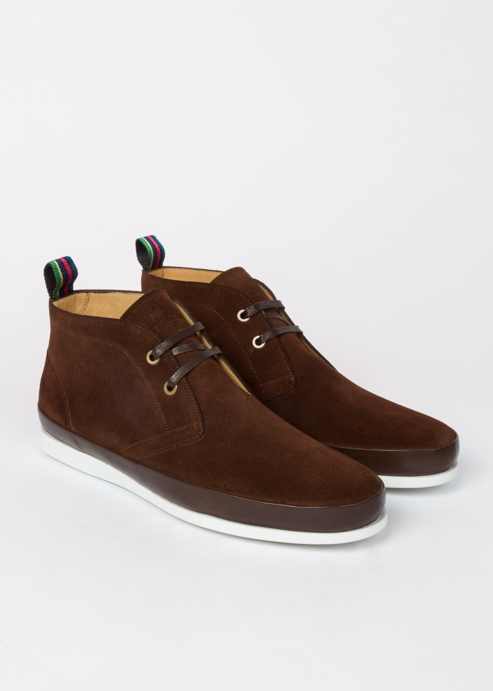 Paul Smith Men's Brown Suede 'cleon' Boots