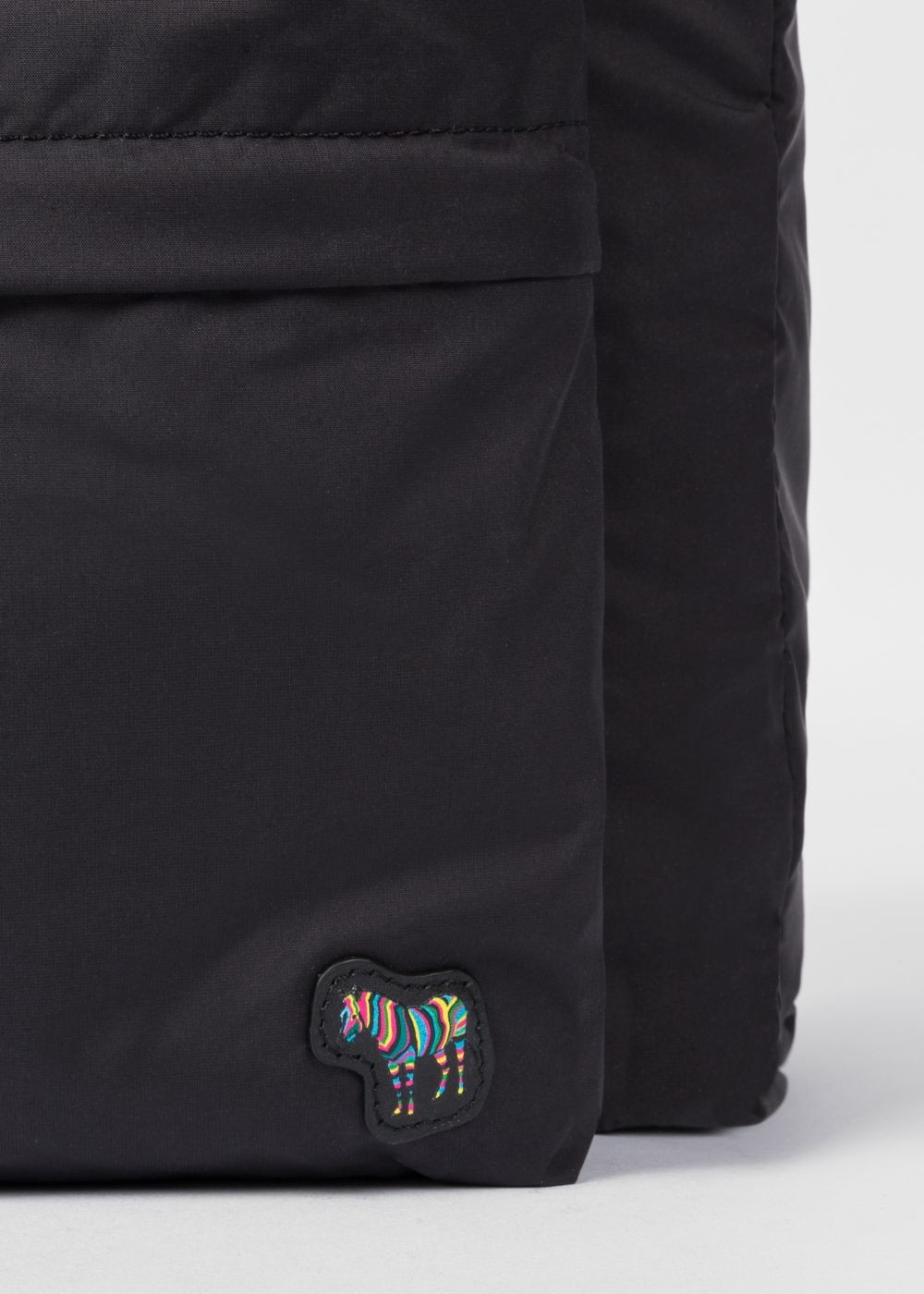 Paul Smith Men's Black 'zebra' Logo Duffle Bags