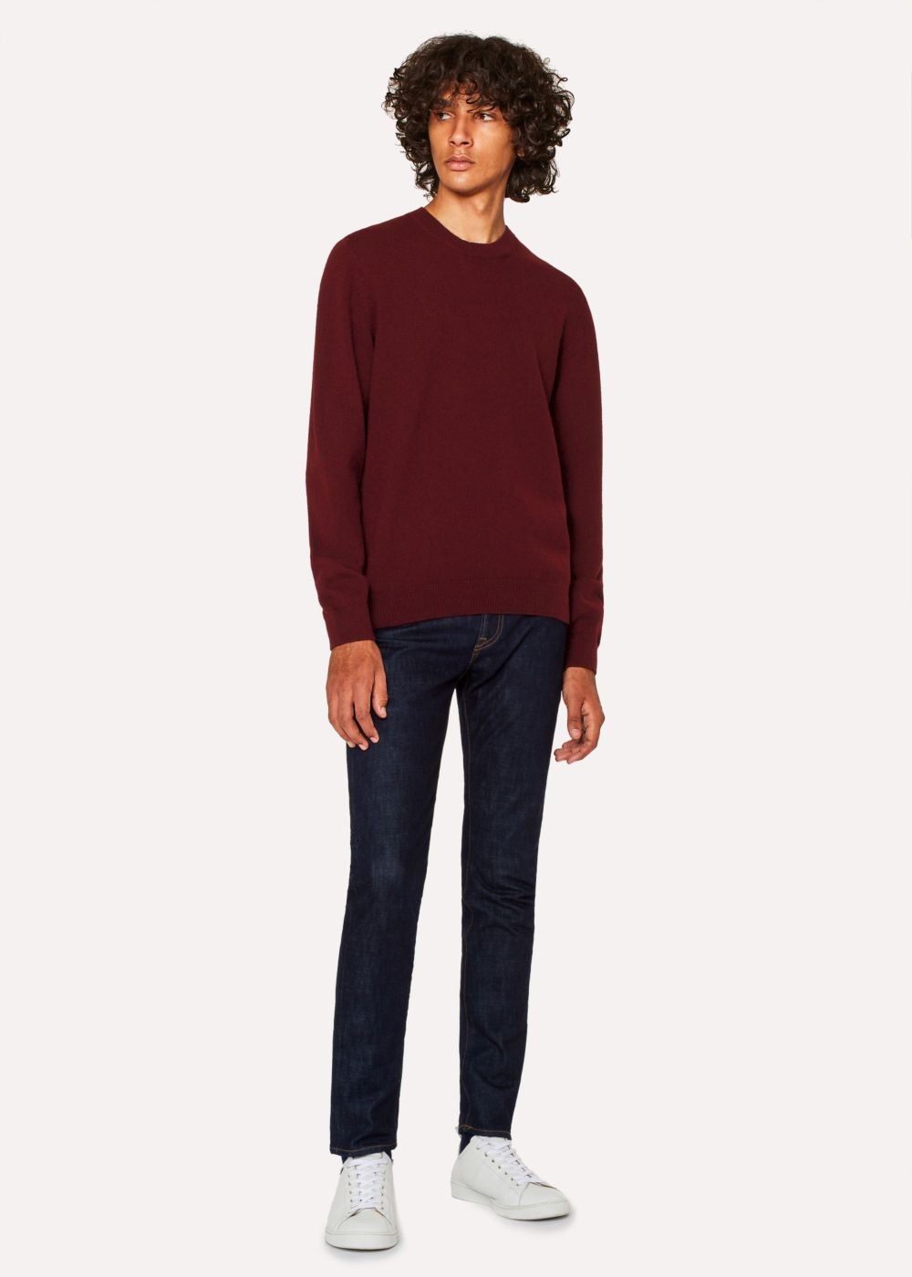 Paul Smith Mens's Burgundy Lambswool Sweater