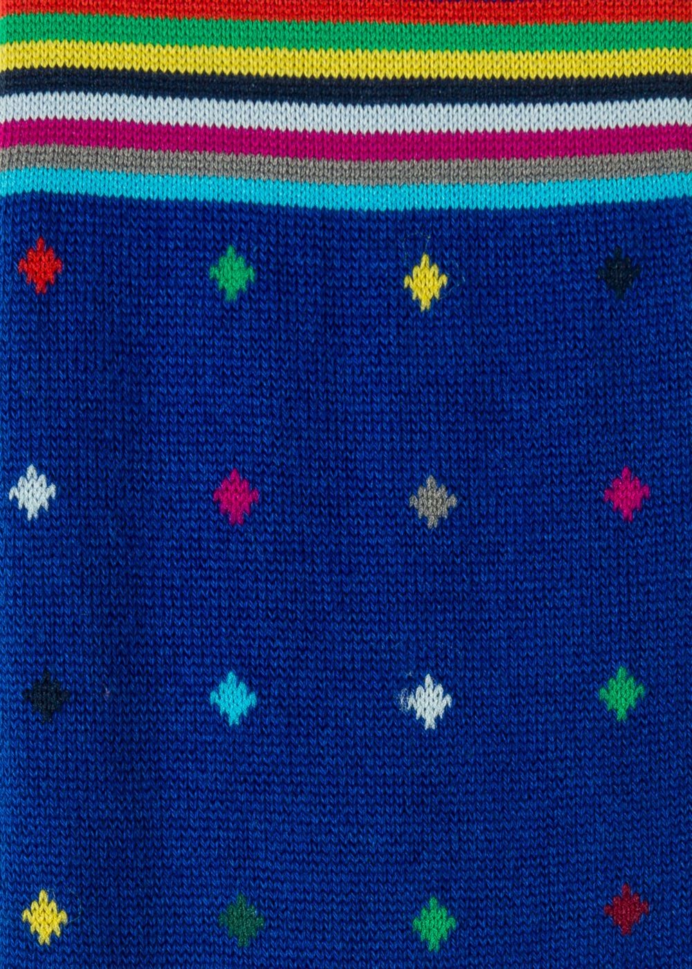 Paul Smith Mens's Cobalt Blue Diamond Dot Socks