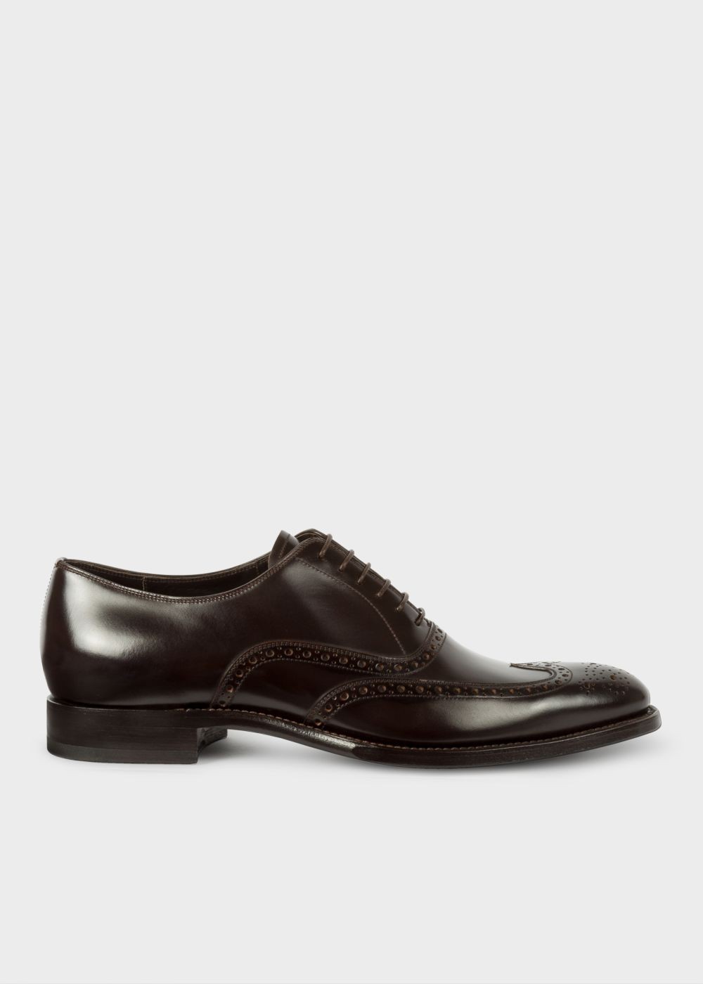 Paul Smith Mens's Dark Brown Calf Leather 'clifton' Brogues Trainers