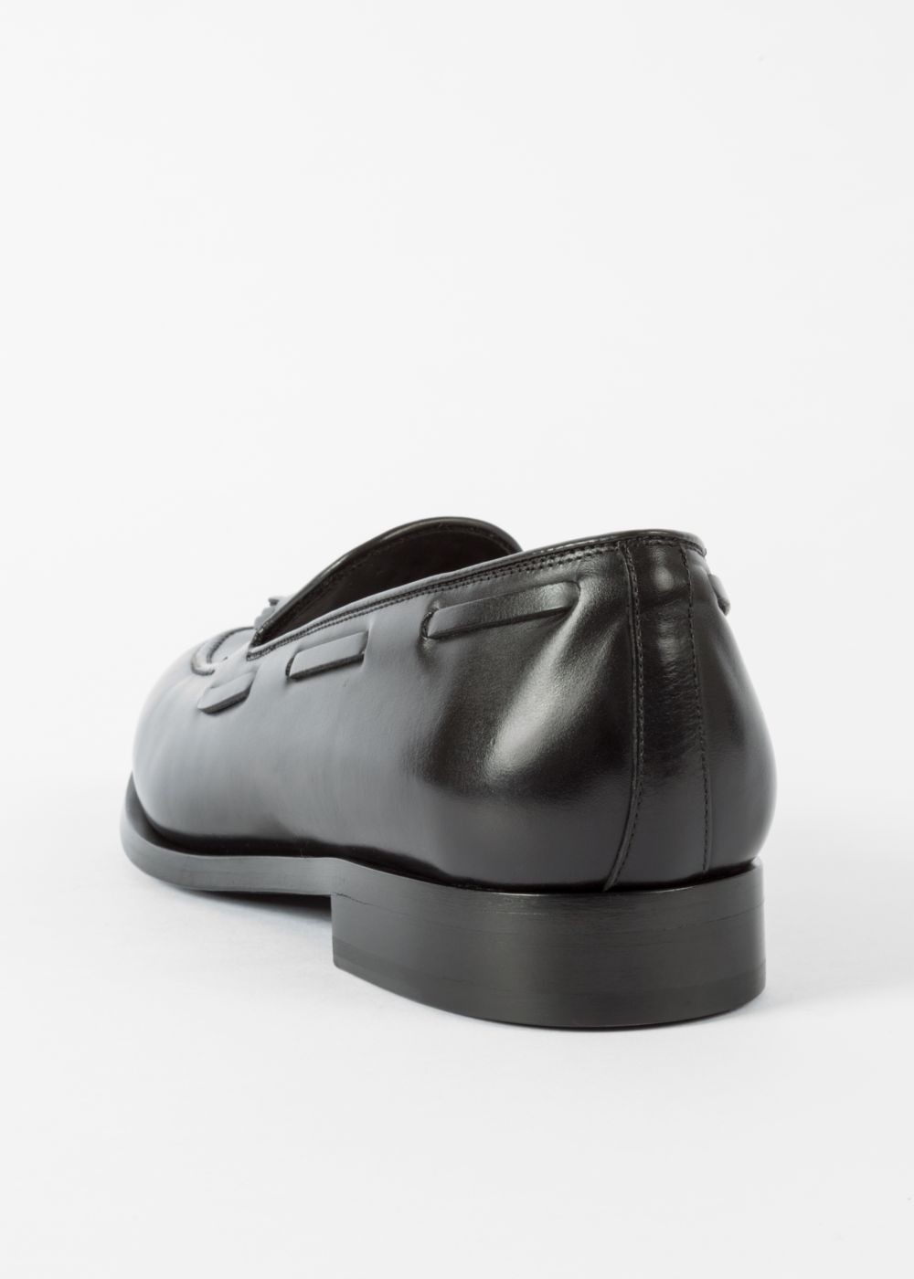 Paul Smith Men's Black Leather 'simmons' Tasseled Loafers Trainers