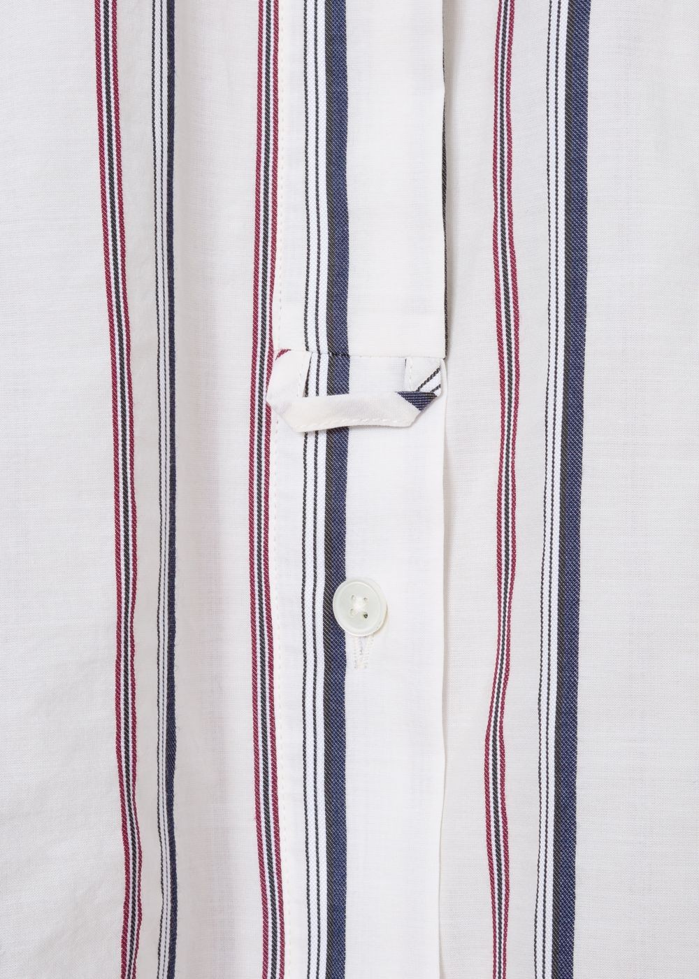 Paul Smith Women's White Thin Stripe Cotton-Blend Shirts