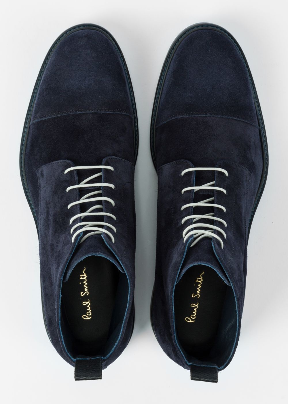 Paul Smith Men'S Navy Suede 'JarMen' Boots