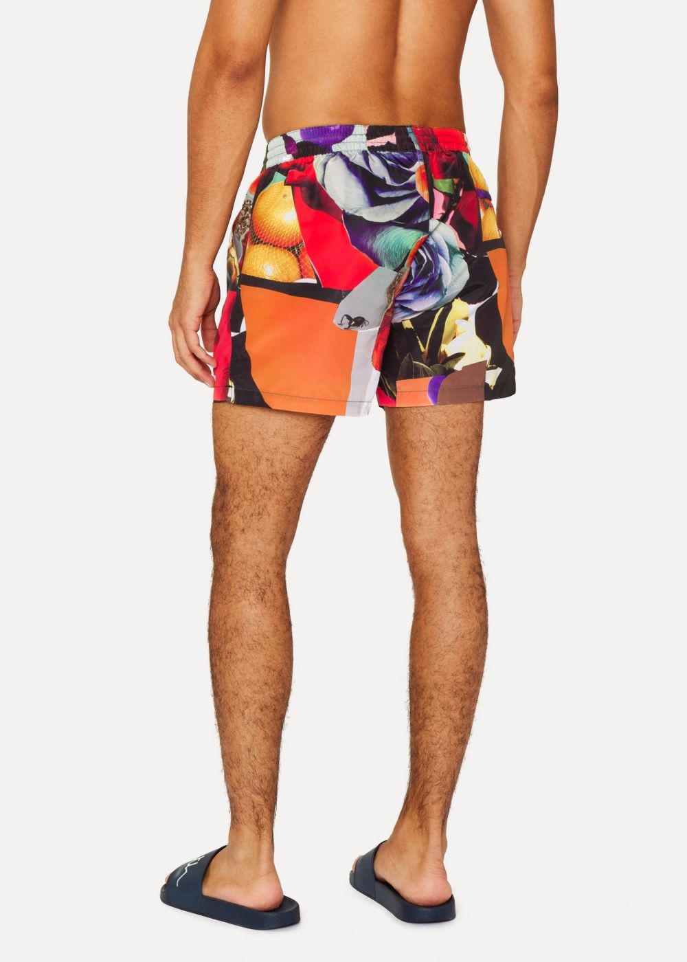 Paul Smith Men's 'rose Collage' Print Swim Shorts