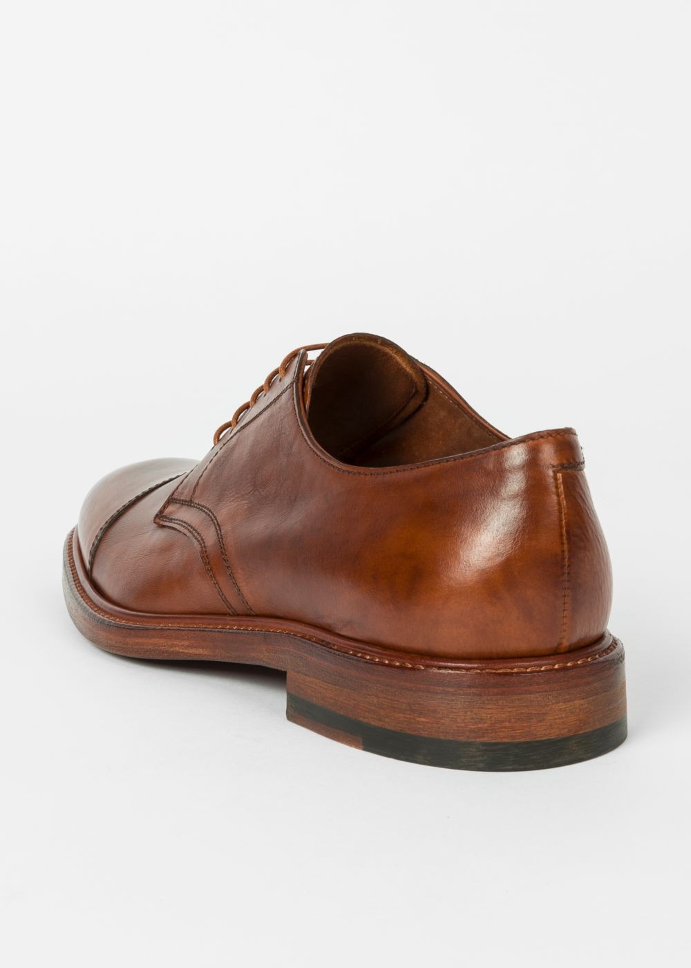 Paul Smith Mens's Tan Leather 'rosen' Derby Shoe