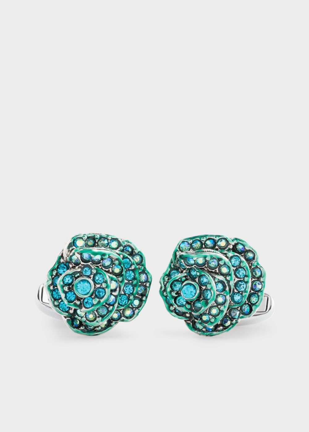 Paul Smith Men's Turquoise Rose Cufflinks Accessories
