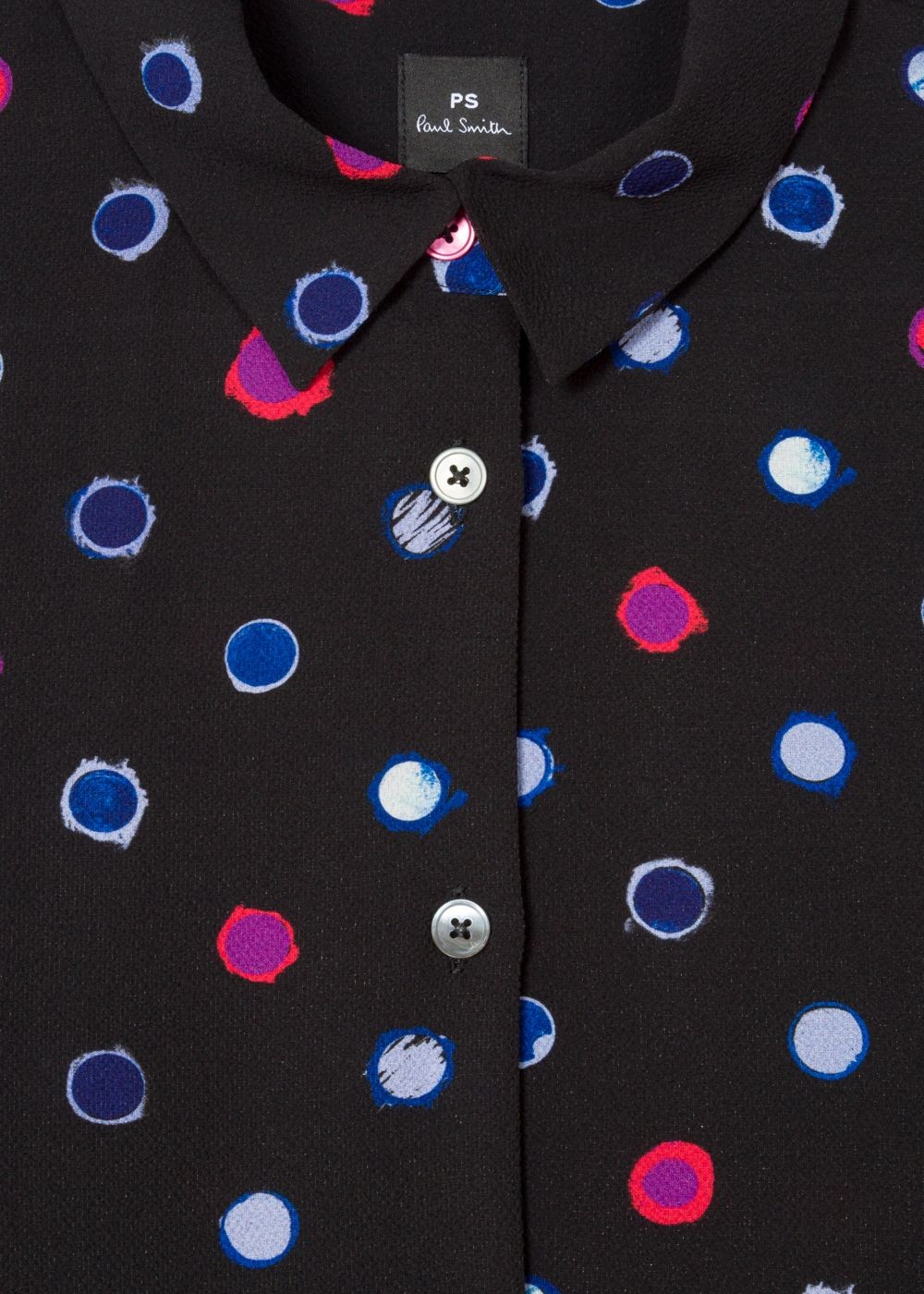 Paul Smith Women's Black 'scribble Spot' Shirts