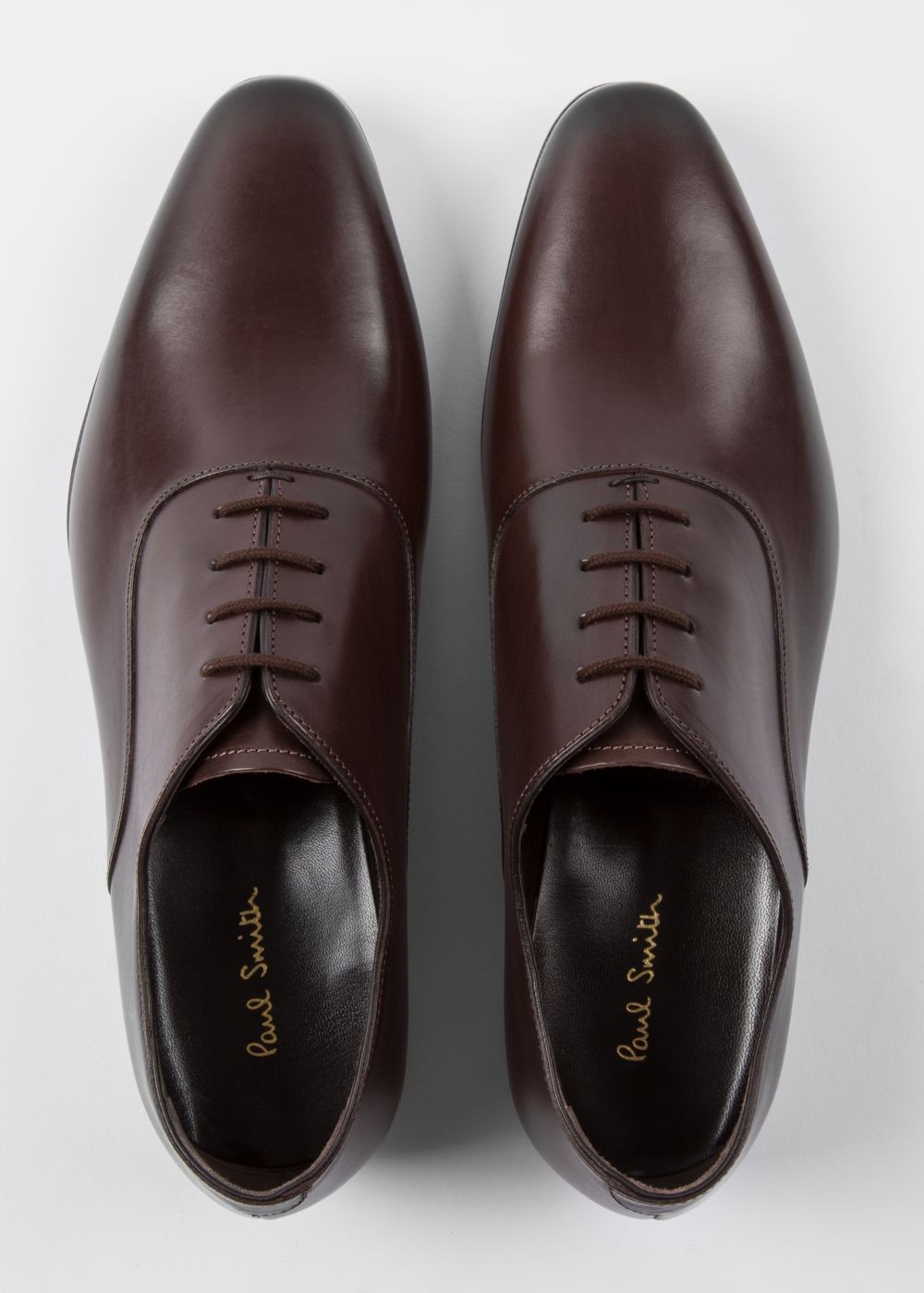 Paul Smith Men's Dark Brown Calf Leather 'fleming' Oxford Shoe