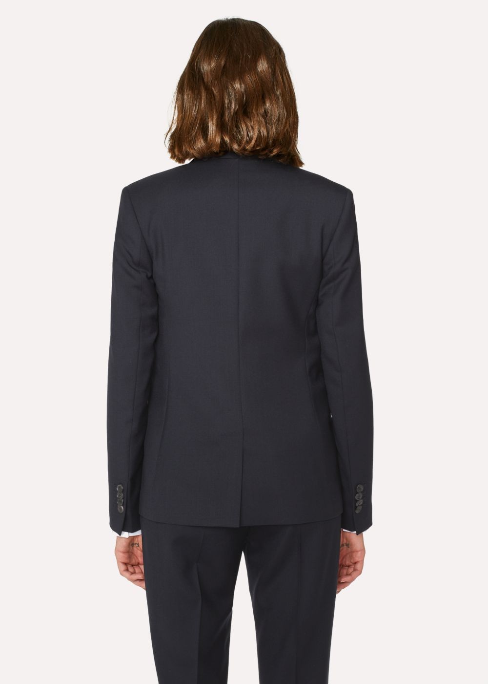 Paul Smith A Suit To Travel In - Womens's Navy One-Button Wool Blazer