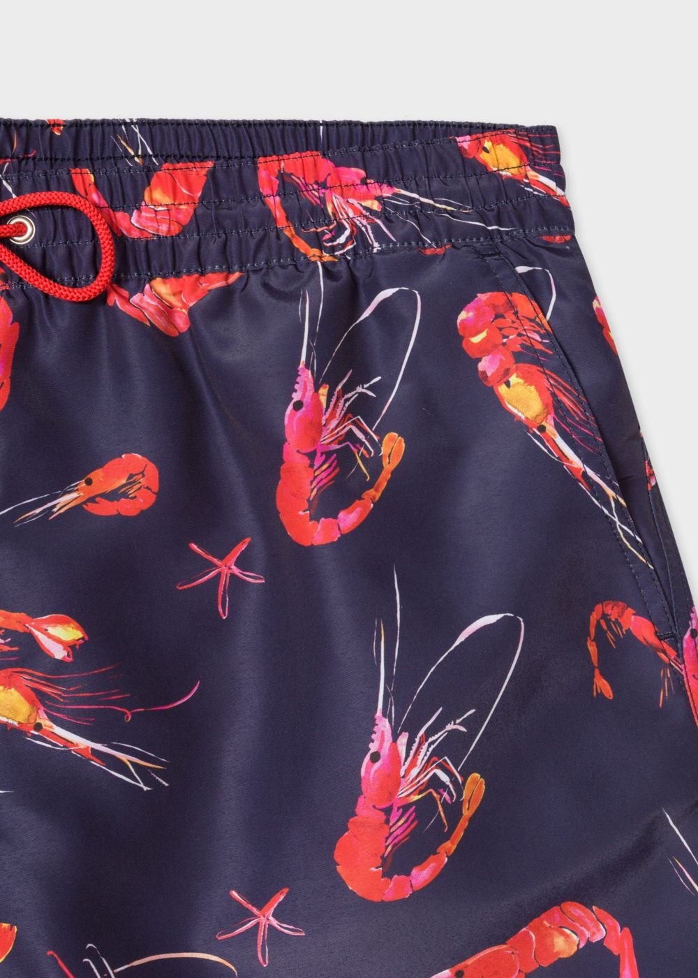 Paul Smith Men's Navy 'prawn' Print Swim Shorts