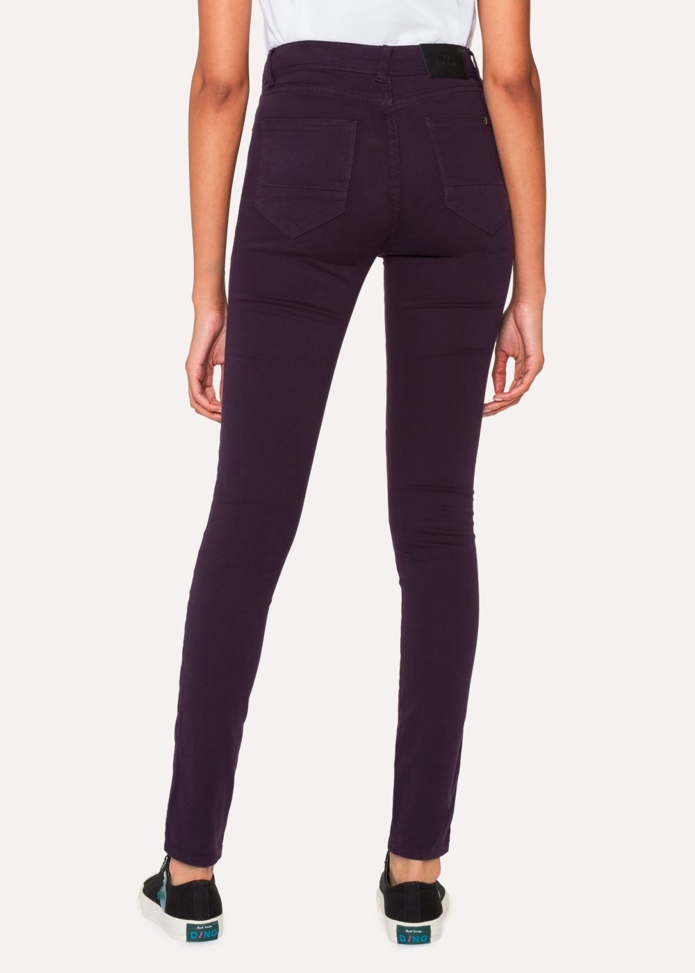 Paul Smith Lady's Skinny-Fit Aubergine Denim Jeans