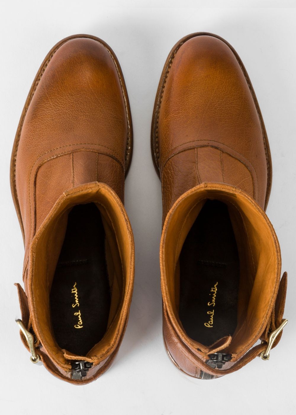 Paul Smith Lady's Tan Leather 'thunder' Boots