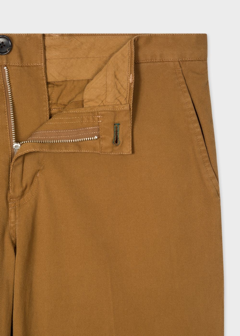 Paul Smith Men's Tapered-Fit Tan Stretch-Cotton Chinos Clothing