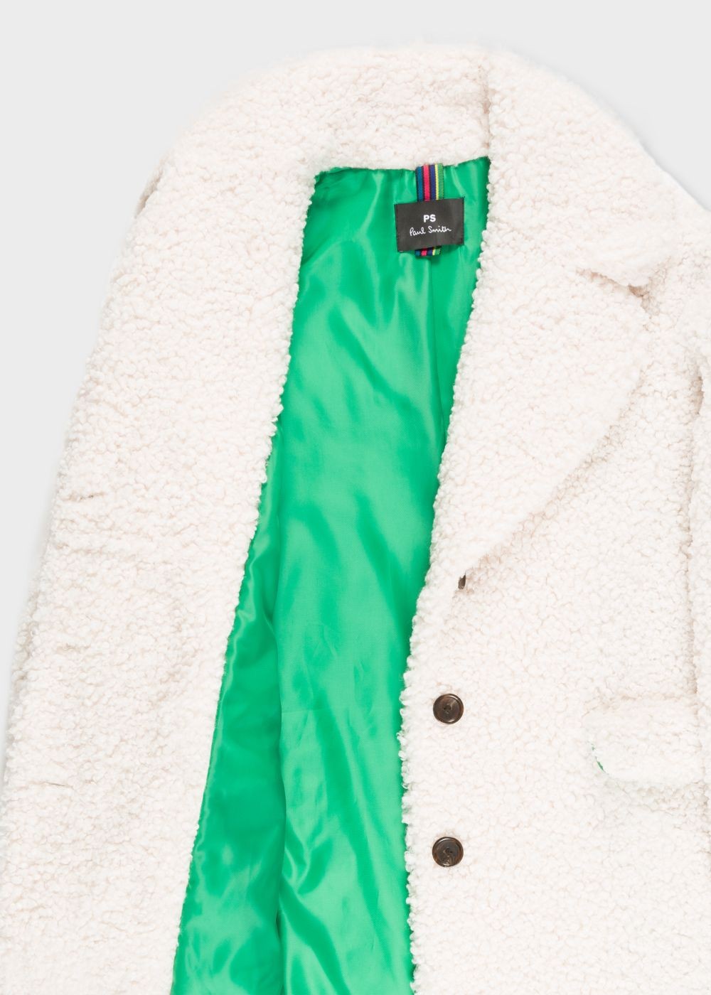 Paul Smith Womens's Cream Bouclé Cocoon Jackets