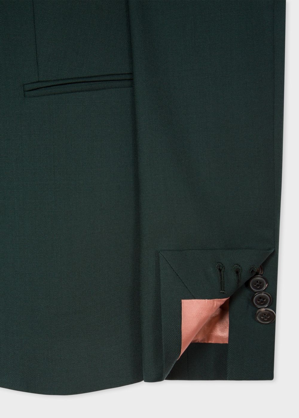 Paul Smith A Suit To Travel In - Womens's Dark Green One-Button Wool Blazer