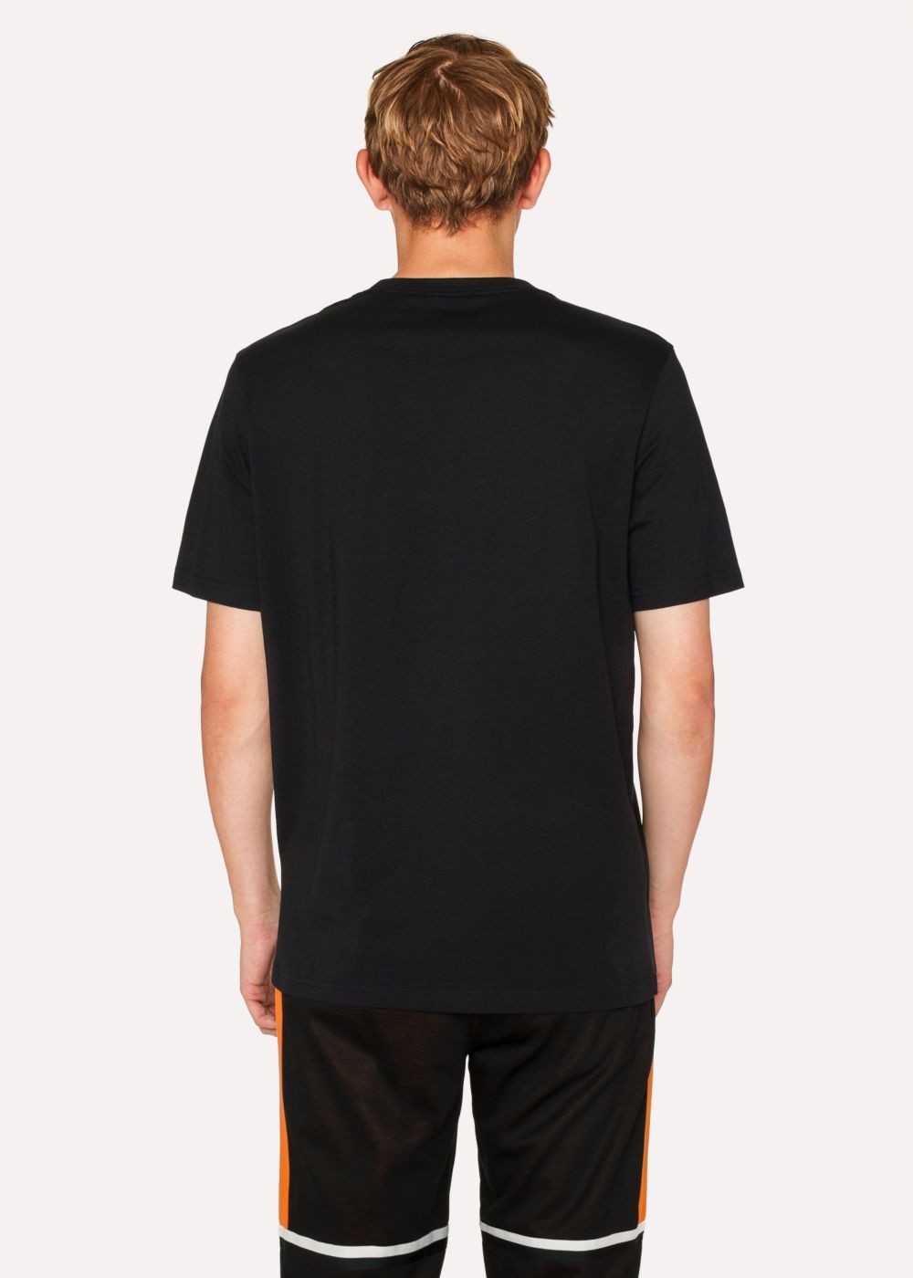 Paul Smith Men's Black 'skull Bulb' Print Organic-Cotton Tee
