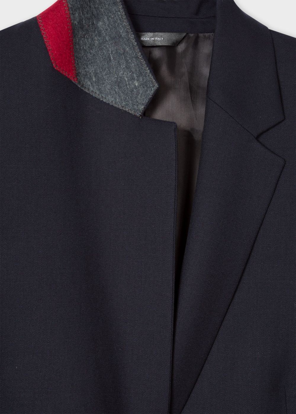 Paul Smith A Suit To Travel In - Womens's Navy One-Button Wool Blazer