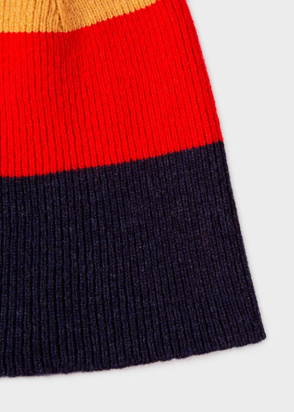 Paul Smith Womens's Multi-Coloured Striped Wool Beanie Hats