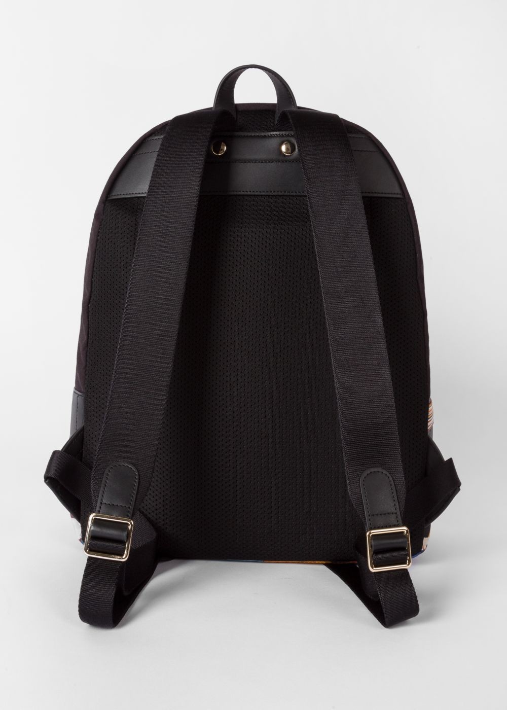 Paul Smith Men's 'cycling Jerseys' Print Canvas Backpack