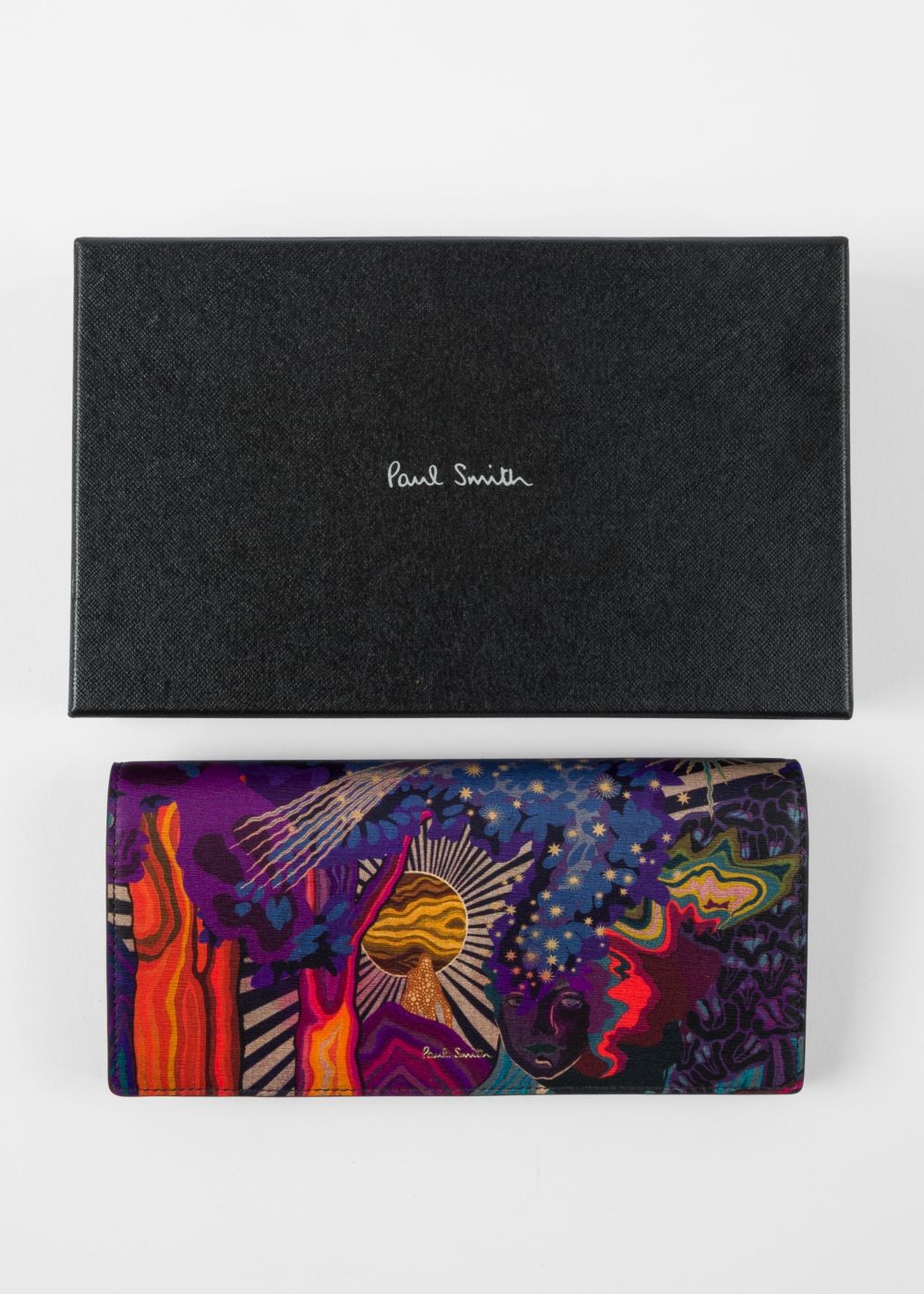 Paul Smith Lady's 'dreamer' Print Leather Tri-Fold Wallet