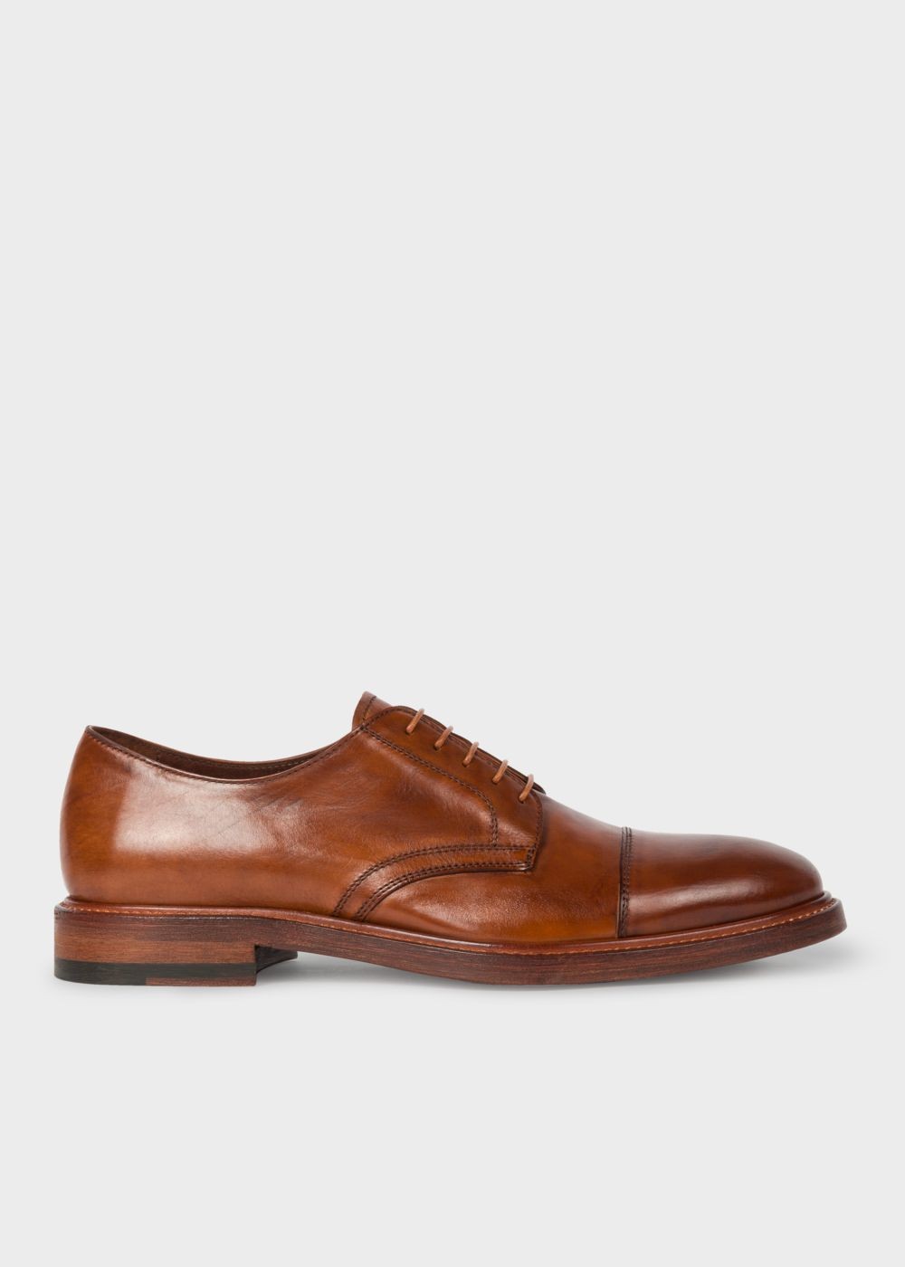 Paul Smith Mens's Tan Leather 'rosen' Derby Shoe