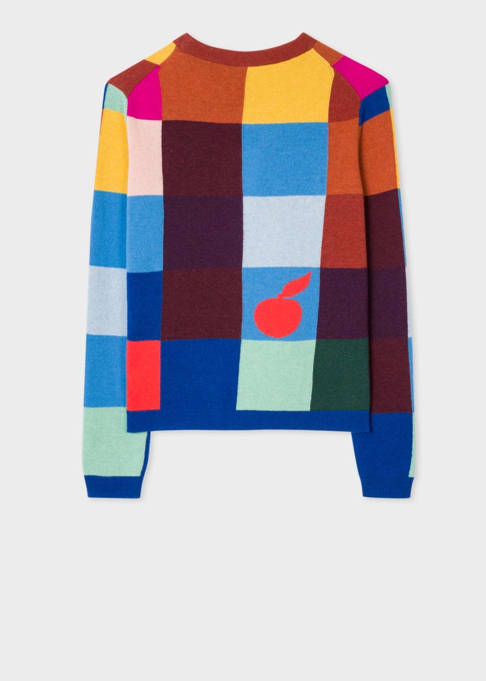 Paul Smith Lady's Color-Block Check Wool-Blend Sweater