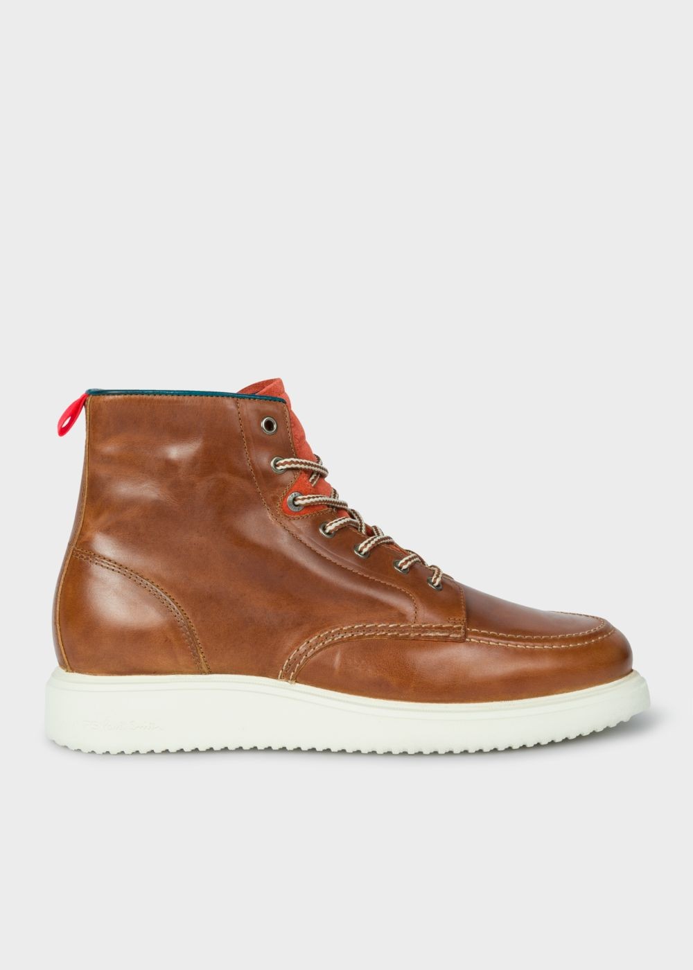 Paul Smith Men's Tan 'caplan' Leather Boots