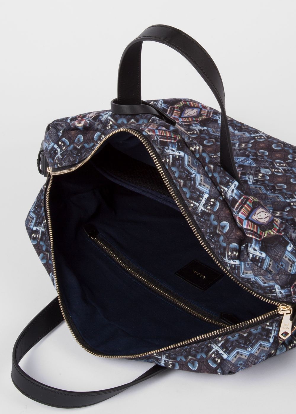 Paul Smith Mens's 'mini Kaleidoscope' Print Canvas Business Folio Accessories