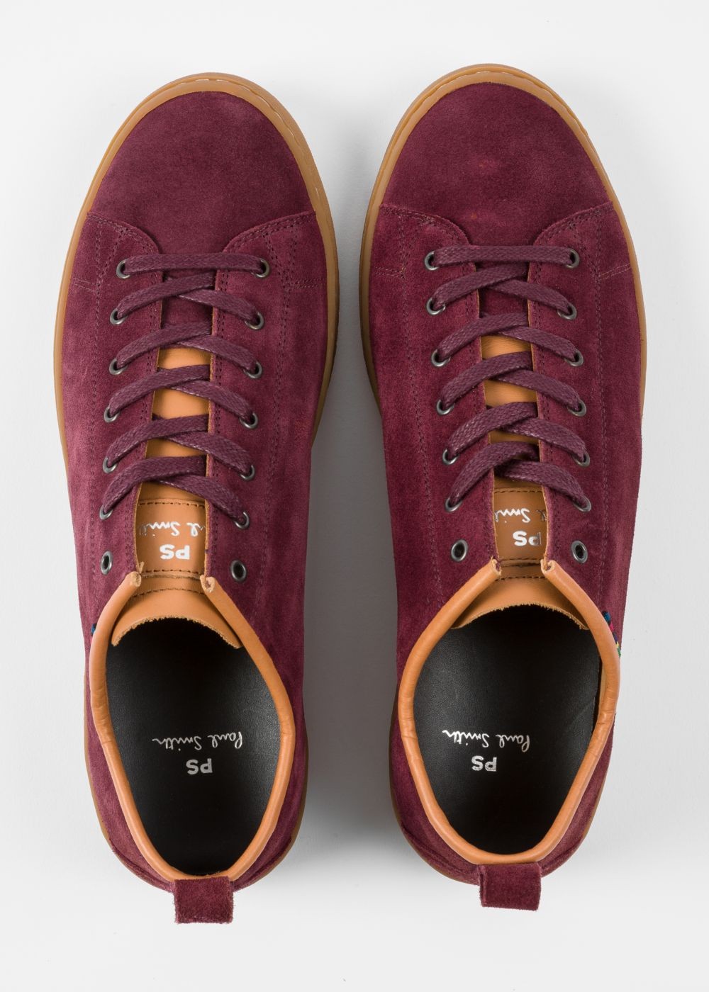 Paul Smith Men's Bordeaux Suede 'miyata' Shoe