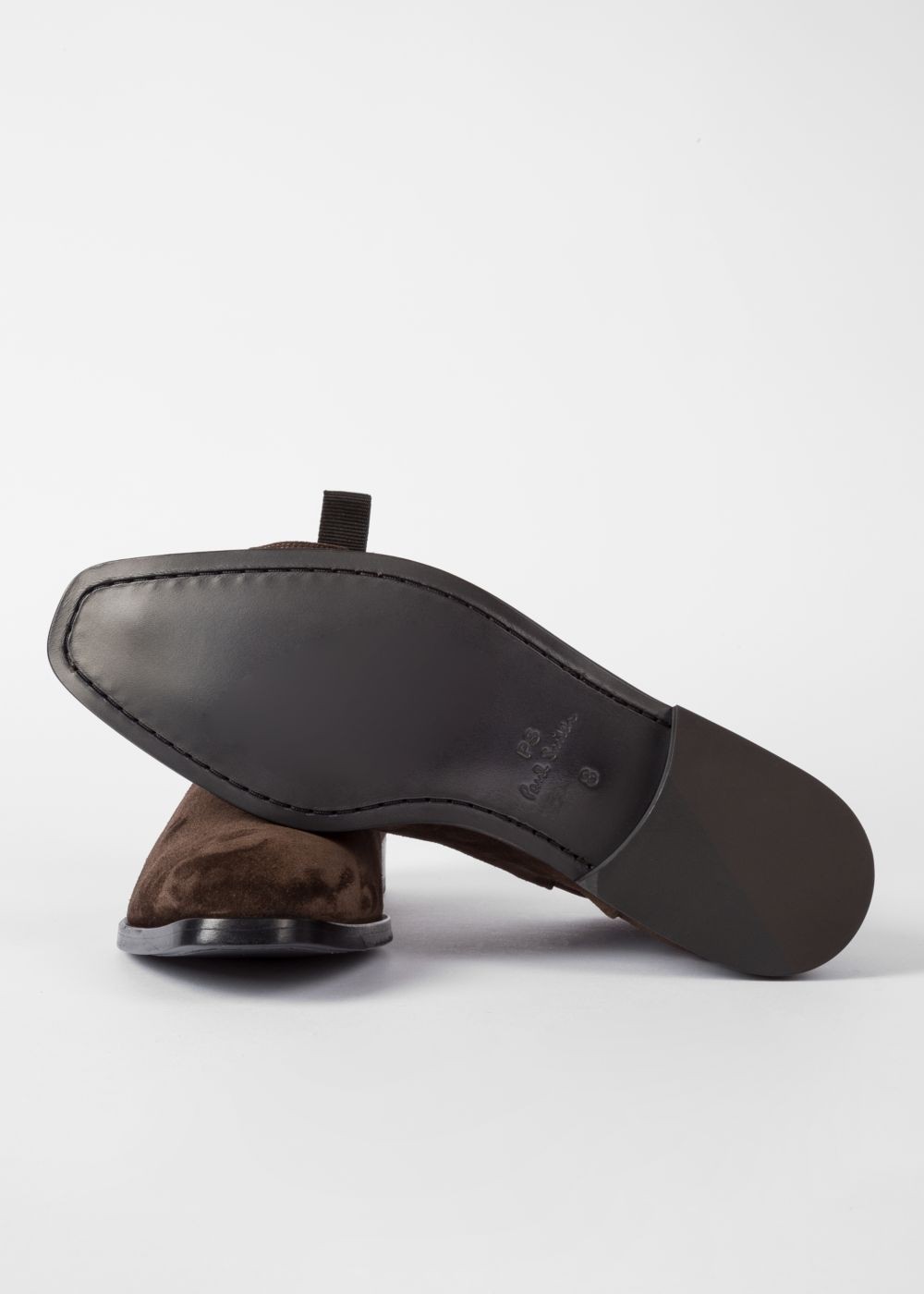 Paul Smith Men's Dark Brown Suede 'gerald' Chelsea Boots
