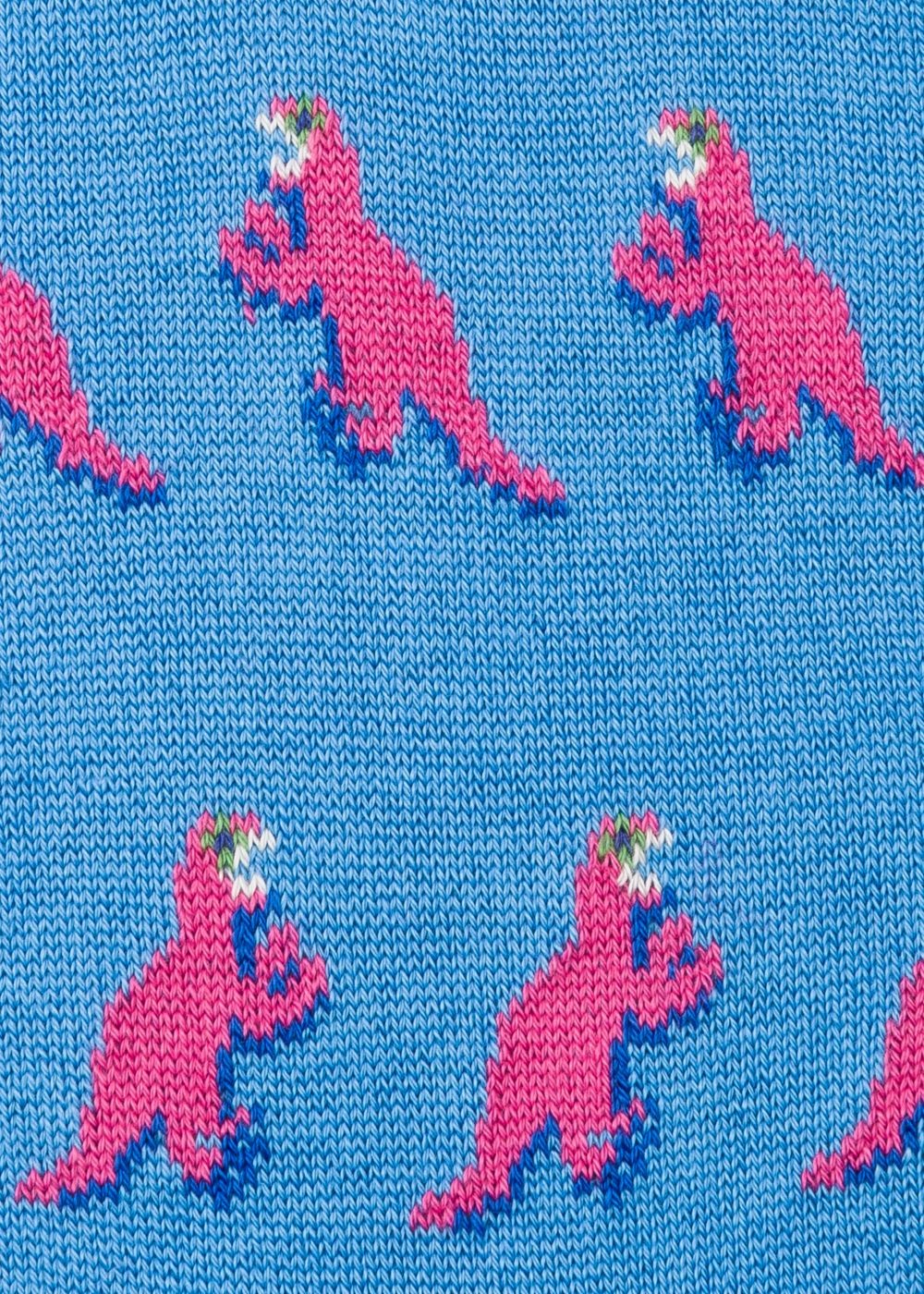 Paul Smith Mens's Blue Small 'dino' Motif Socks