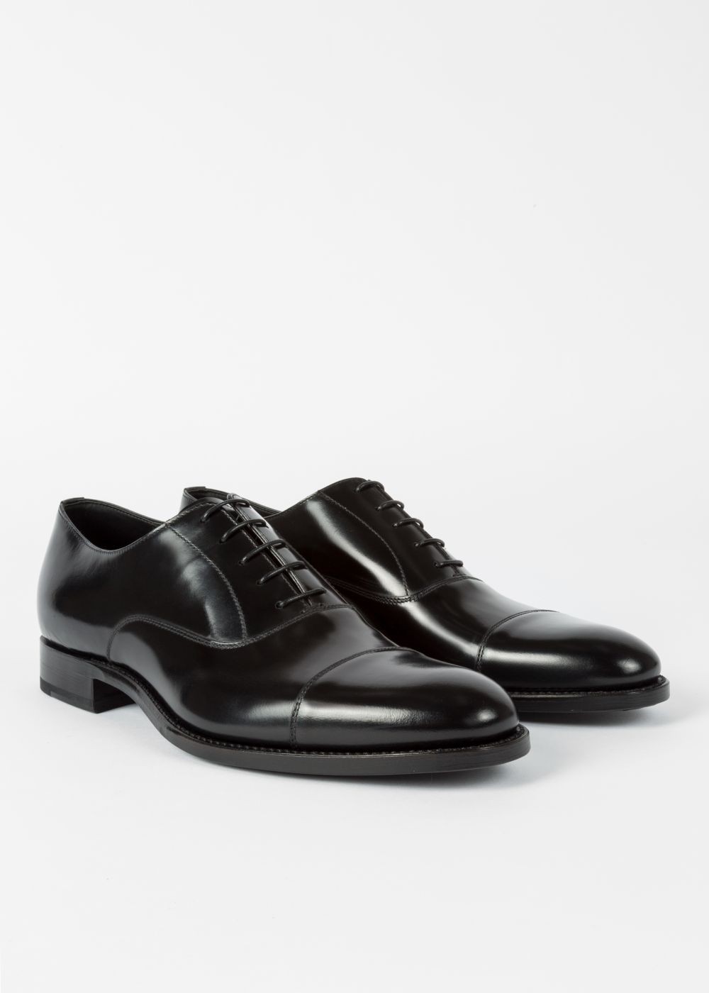 Paul Smith Men's Black Calf Leather 'carlisle' Oxford Shoes
