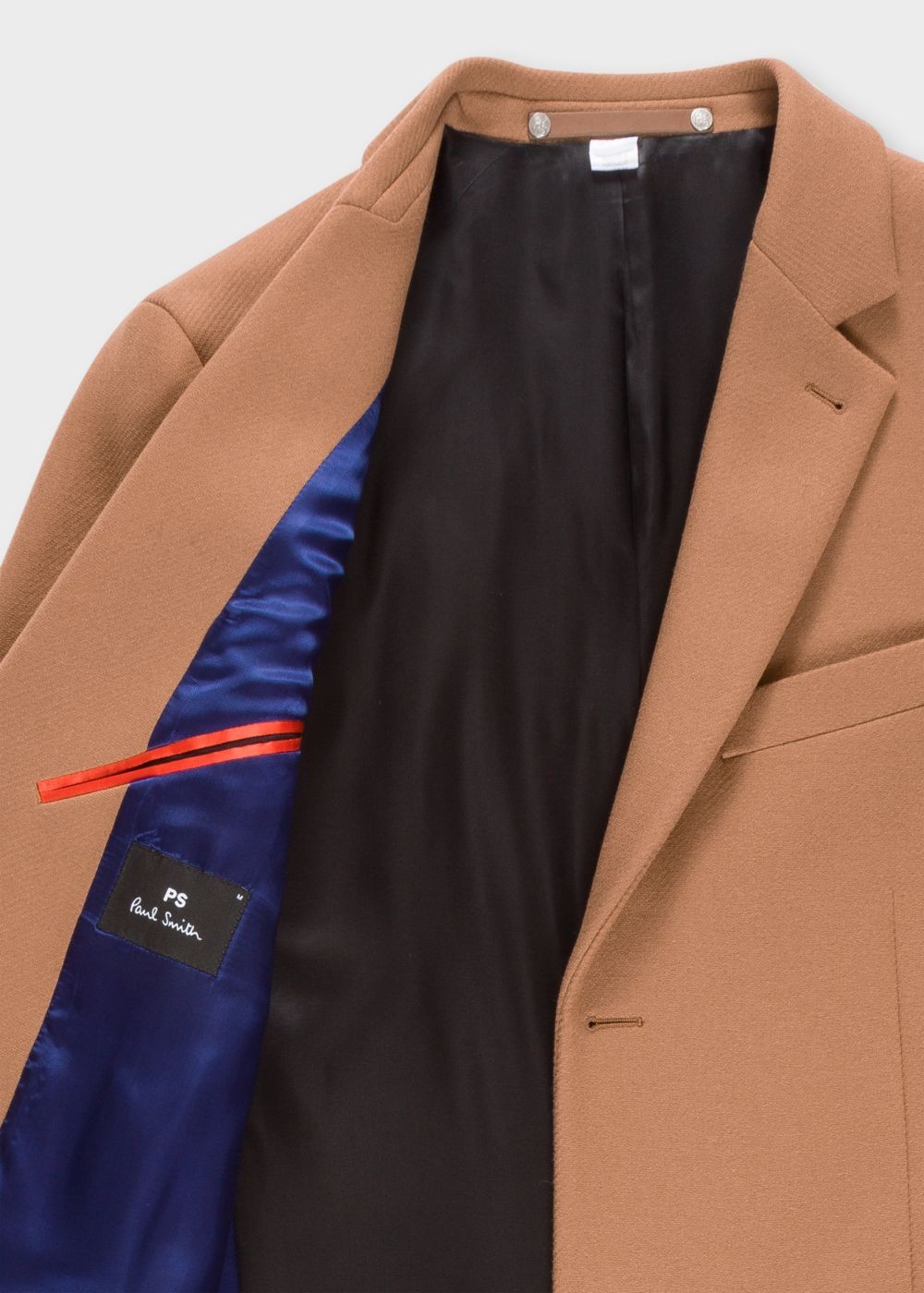 Paul Smith Men's Camel Wool-Cashmere Overcoat