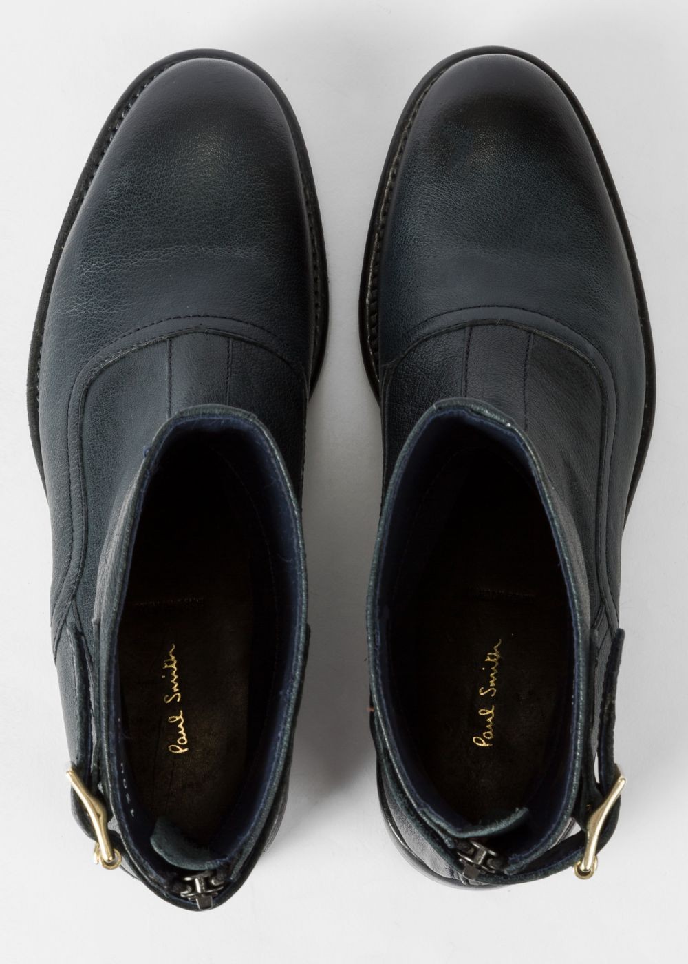 Paul Smith Women's Navy Leather 'thunder' Boots