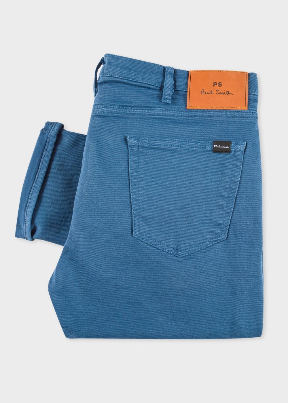 Paul Smith Mens's Slim-Fit Blue Garment-Dye Jeans