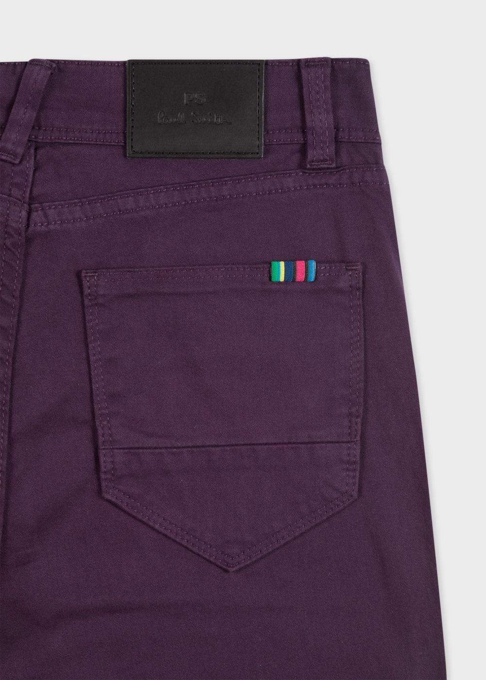 Paul Smith Lady's Skinny-Fit Aubergine Denim Jeans