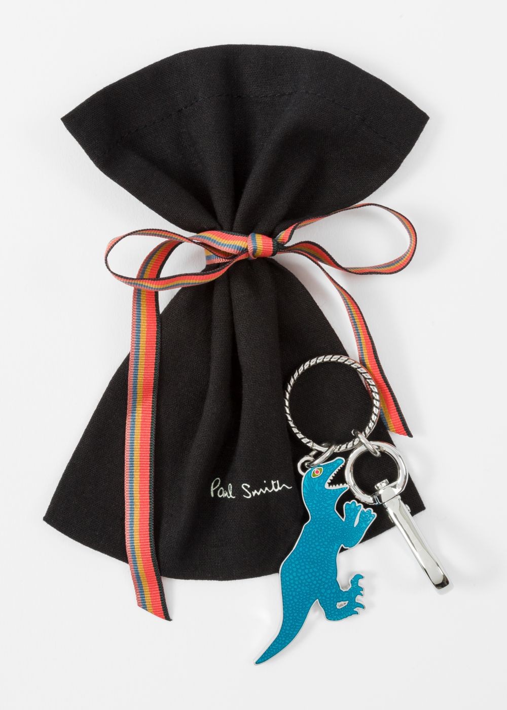 Paul Smith Turquoise 'dino' Keyring Accessories Men