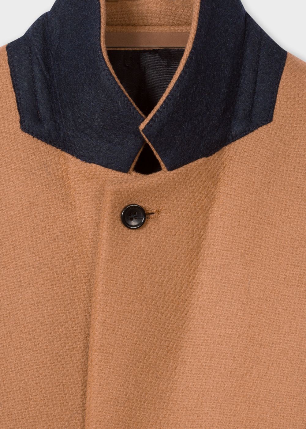Paul Smith Men's Camel Wool-Cashmere Overcoat