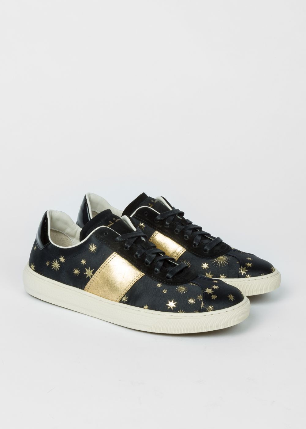 Paul Smith Women's Dark Navy 'gold Star' 'levon' Sneaker