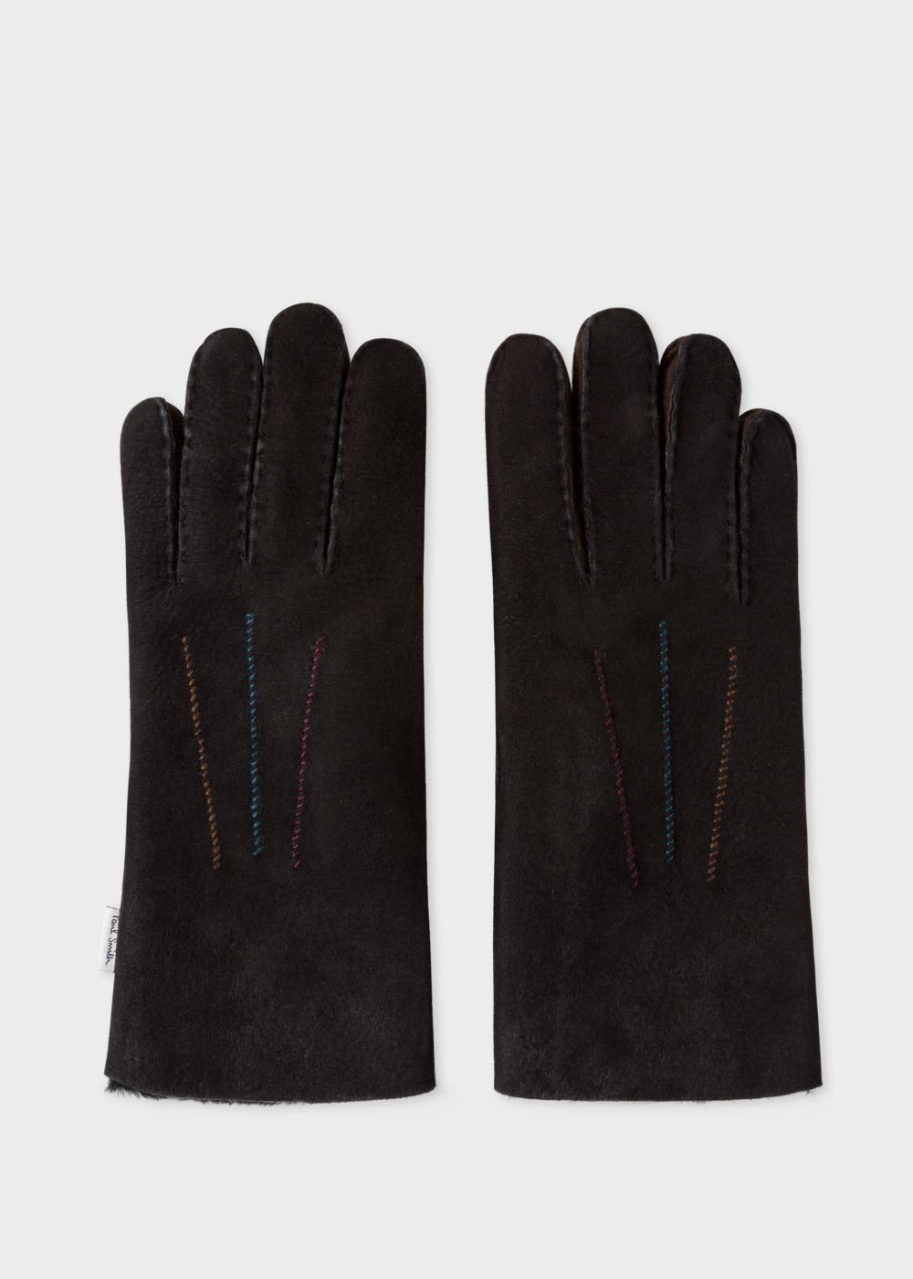 Paul Smith Mens's Black Sheepskin Gloves